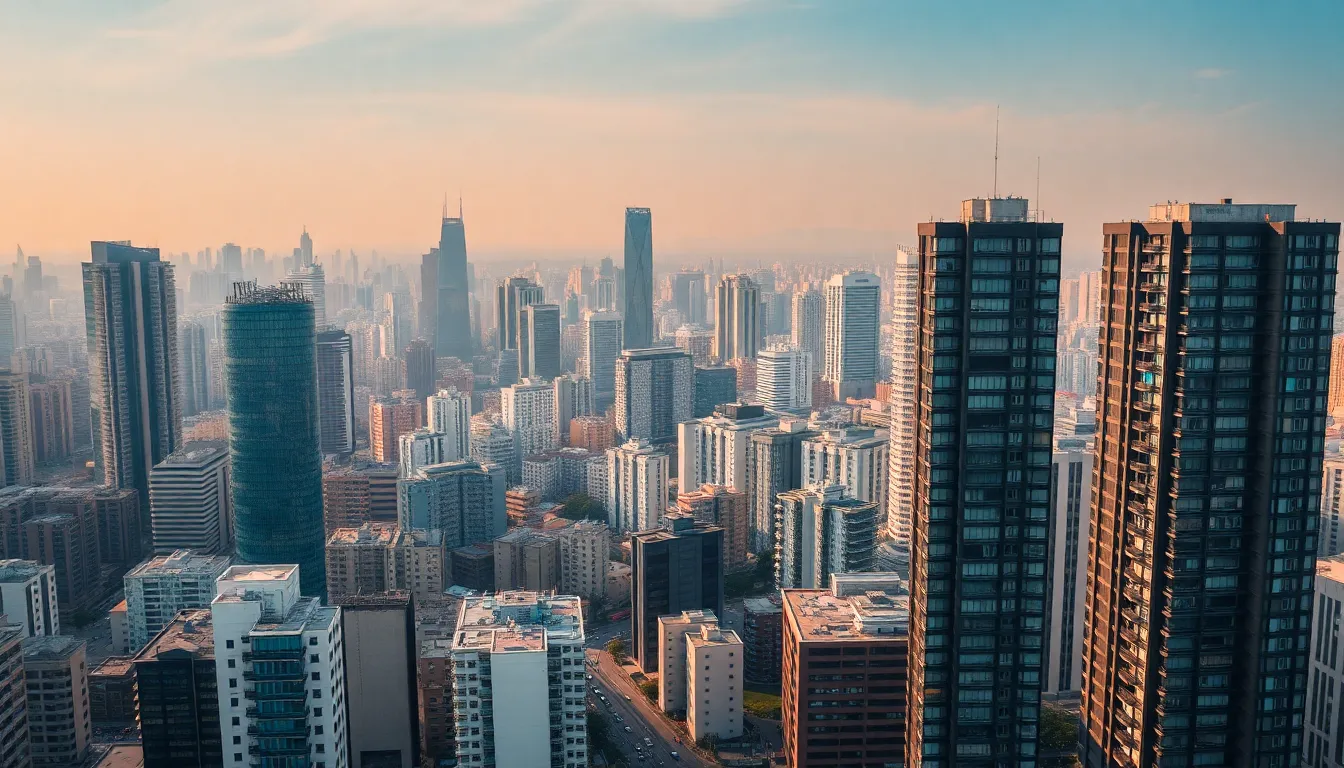 한강 아파트 전경