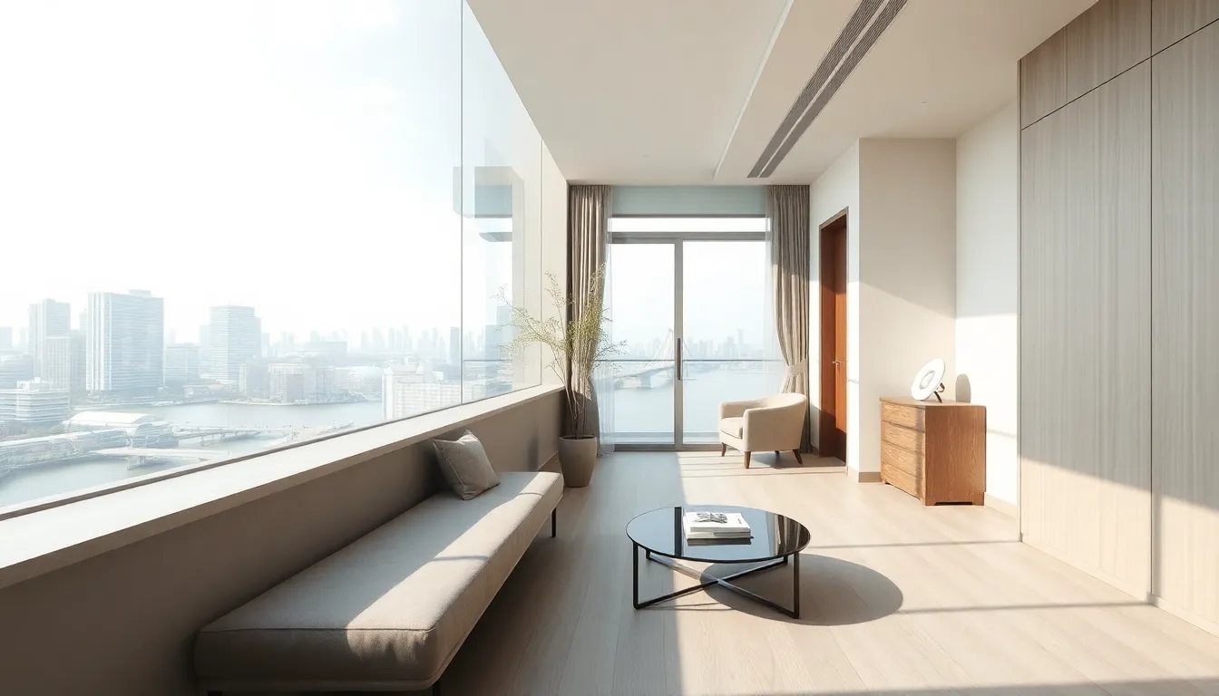 한강 아파트 전경