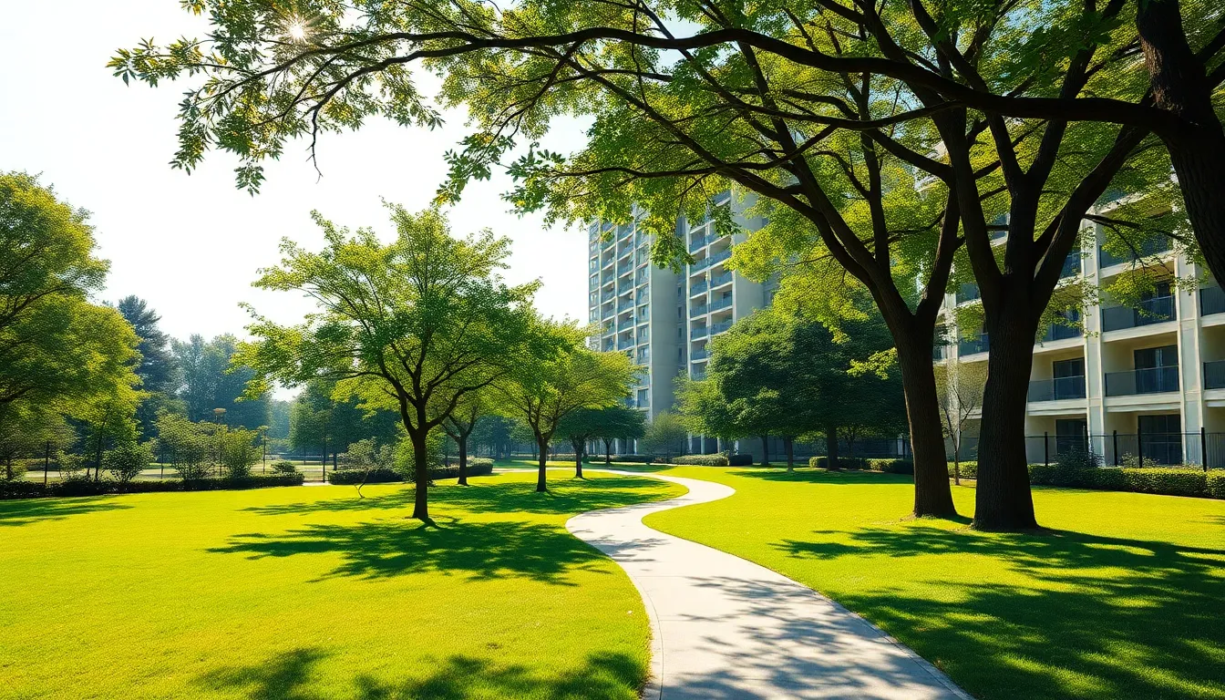 아파트 단지 이미지