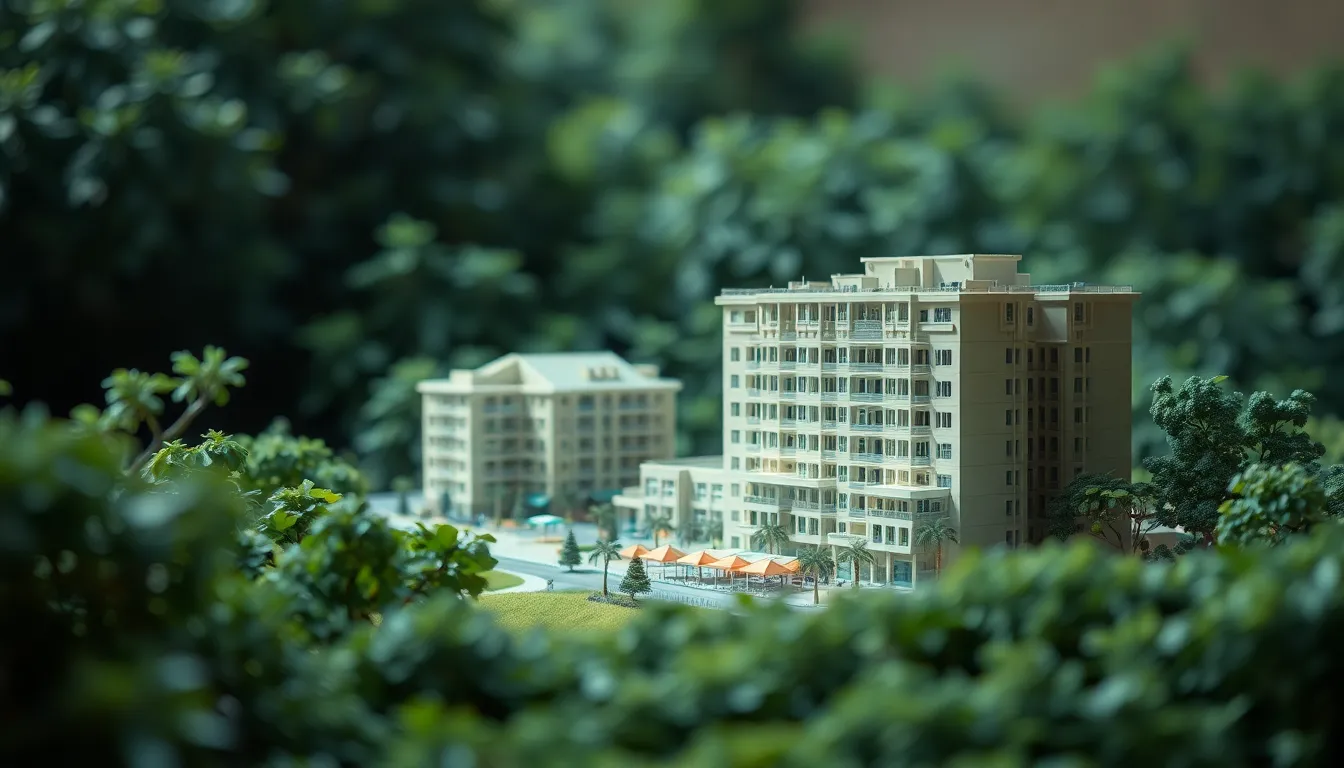 아파트 단지 조감도