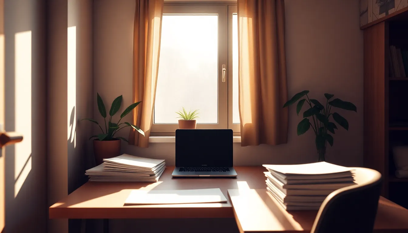 원룸 계약 서류 확인 중인 모습