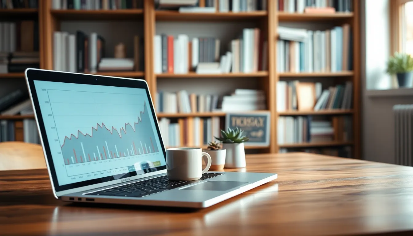 노트북으로 온라인 작업을 하는 시니어