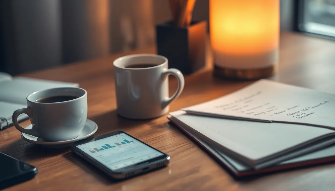 20대 직장인의 스마트폰을 활용한 앱테크 장면