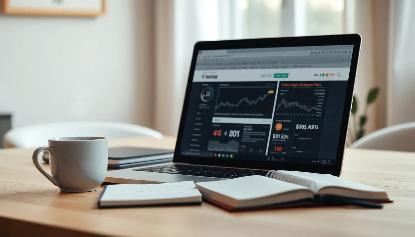 투자를 분석하는 모습